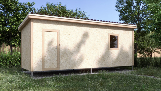 Хозблок, OSB, 2,5х6